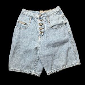 Speed Control 90s Vintage High Waisted Button Up Shorts No size tag